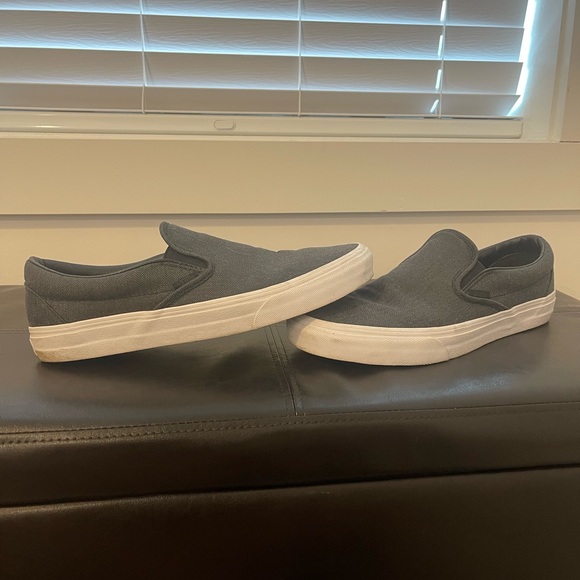 Vans SLIP-ON: Dark Grey with Black and White accents - Picture 1 of 5